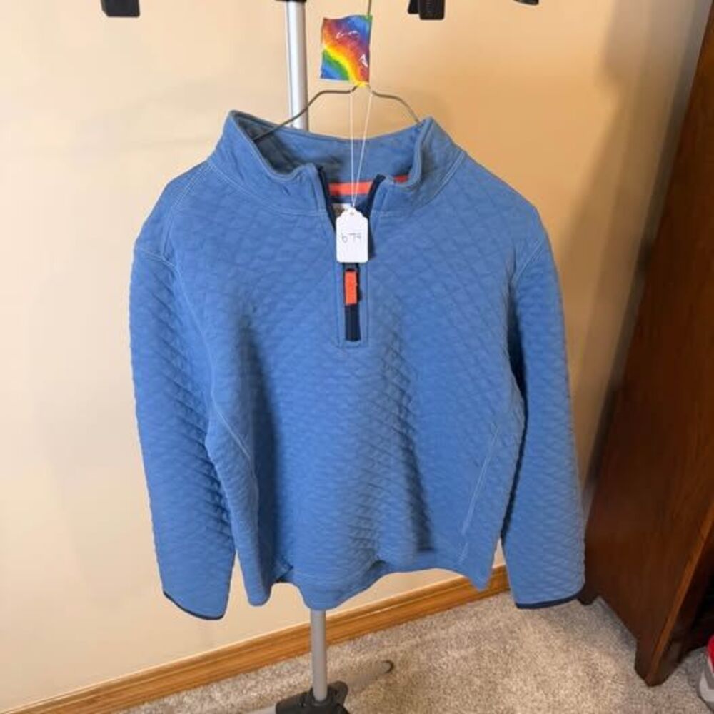 Crewcuts Quilted Half-Zip Pullover Size M (8-9)